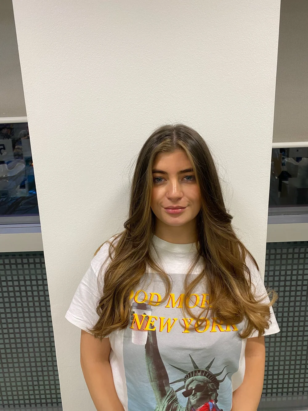 Short, tousled crop.